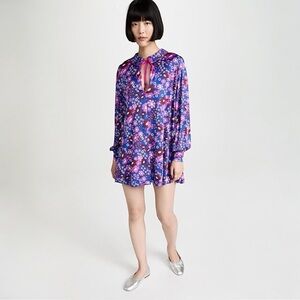 FREE PEOPLE Dress Daisy Jane Long Sleeve Minidress New With Tags